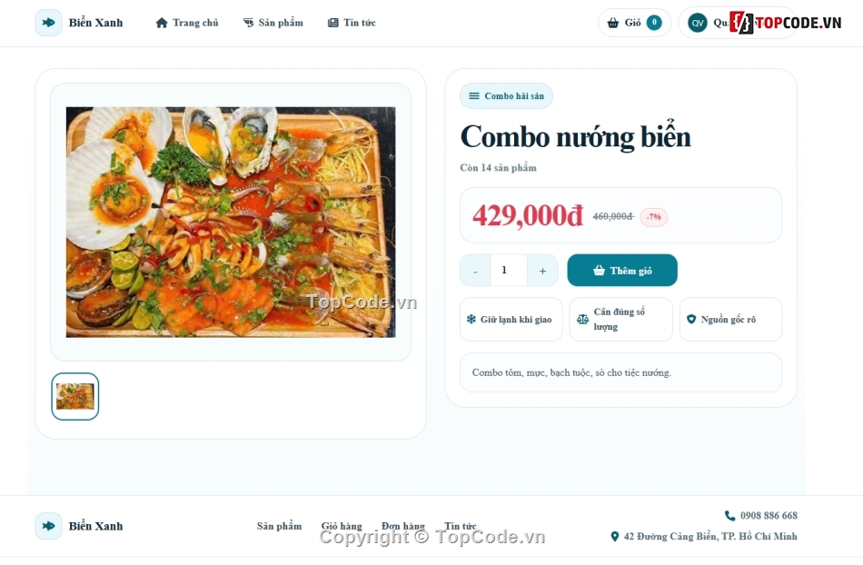 bán,Web bán hải sản,hải sản